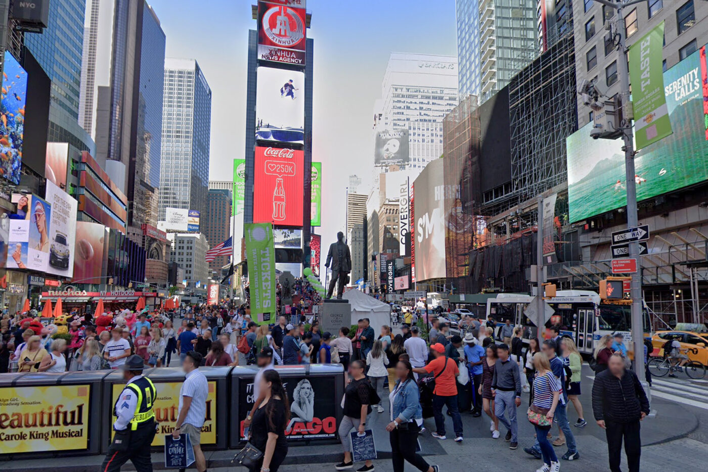 202. George M. Cohan. Times Square, New York, New York